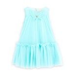 Angel's Face Abito Verde Acqua per Bambine