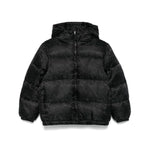 Moschino Kids Giubbino Nero con Logo Jacquard per Neonati