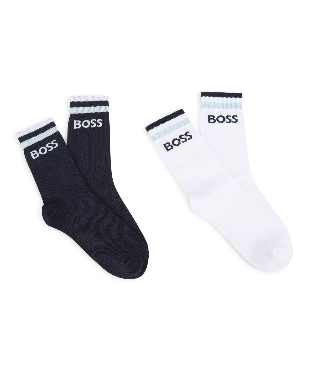 Boss Kids Set Calzini in 2 Colori per Bambini