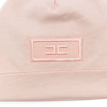 Elisabetta Franchi La Mia Bambina Cappello Rosa con Logo per Neonate