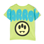 Barrow Kids T-shirt Cedro con Stampa Logo e Smile retro
