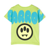 Barrow Kids T-shirt Cedro con Stampa Logo e Smile retro