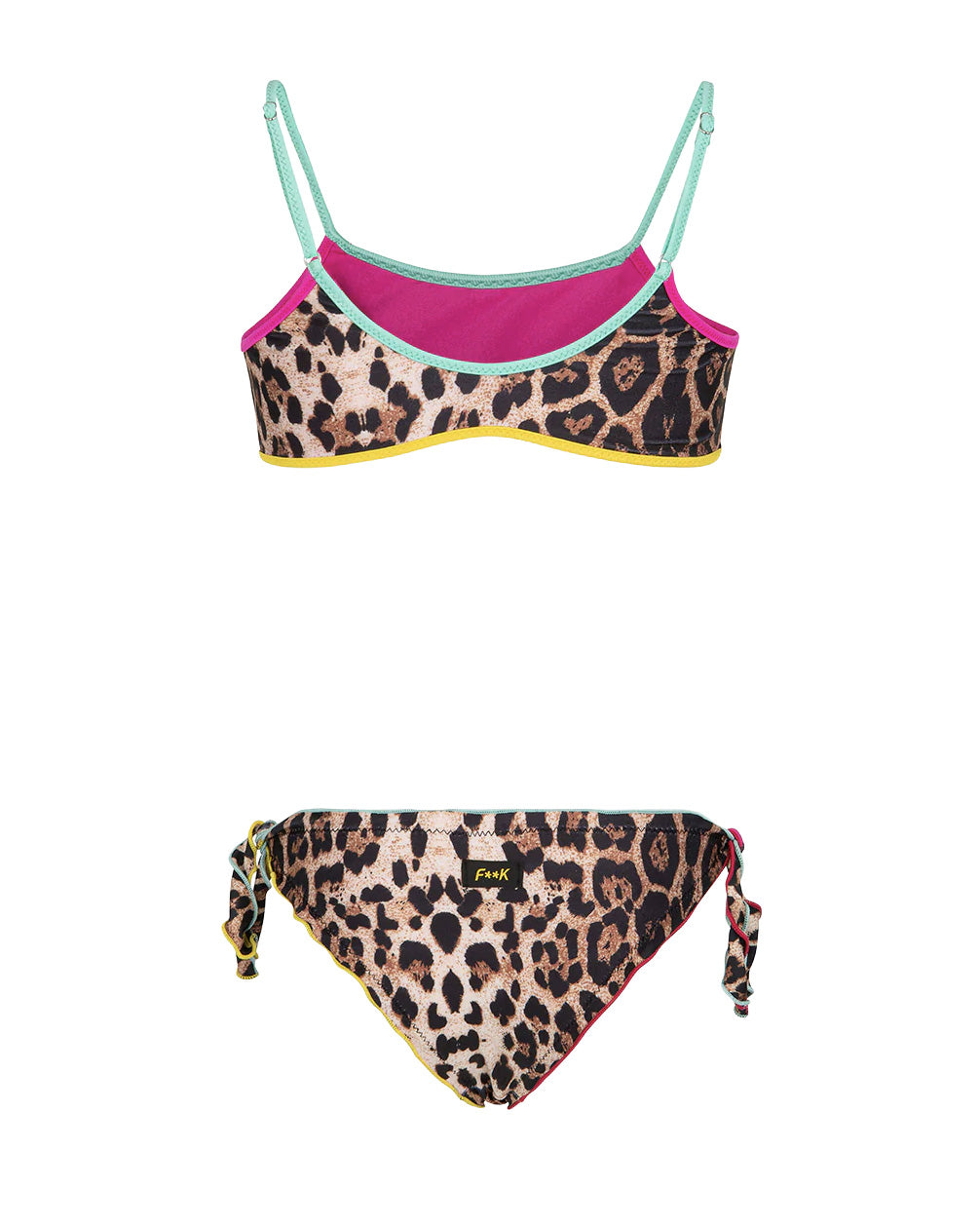 F**K Kids Costume a Fascia Fantasia Leopardato per Bambine