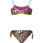 F**K Kids Costume a Fascia Fantasia Leopardato per Bambine