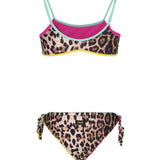 F**K Kids Costume a Fascia Fantasia Leopardato per Bambine