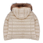 Blauer Kids Giubbino Beige con Cappuccio e Pelliccia  Arcadia Junior per Bambine