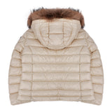 Blauer Kids Giubbino Beige con Cappuccio e Pelliccia  Arcadia Junior per Bambine