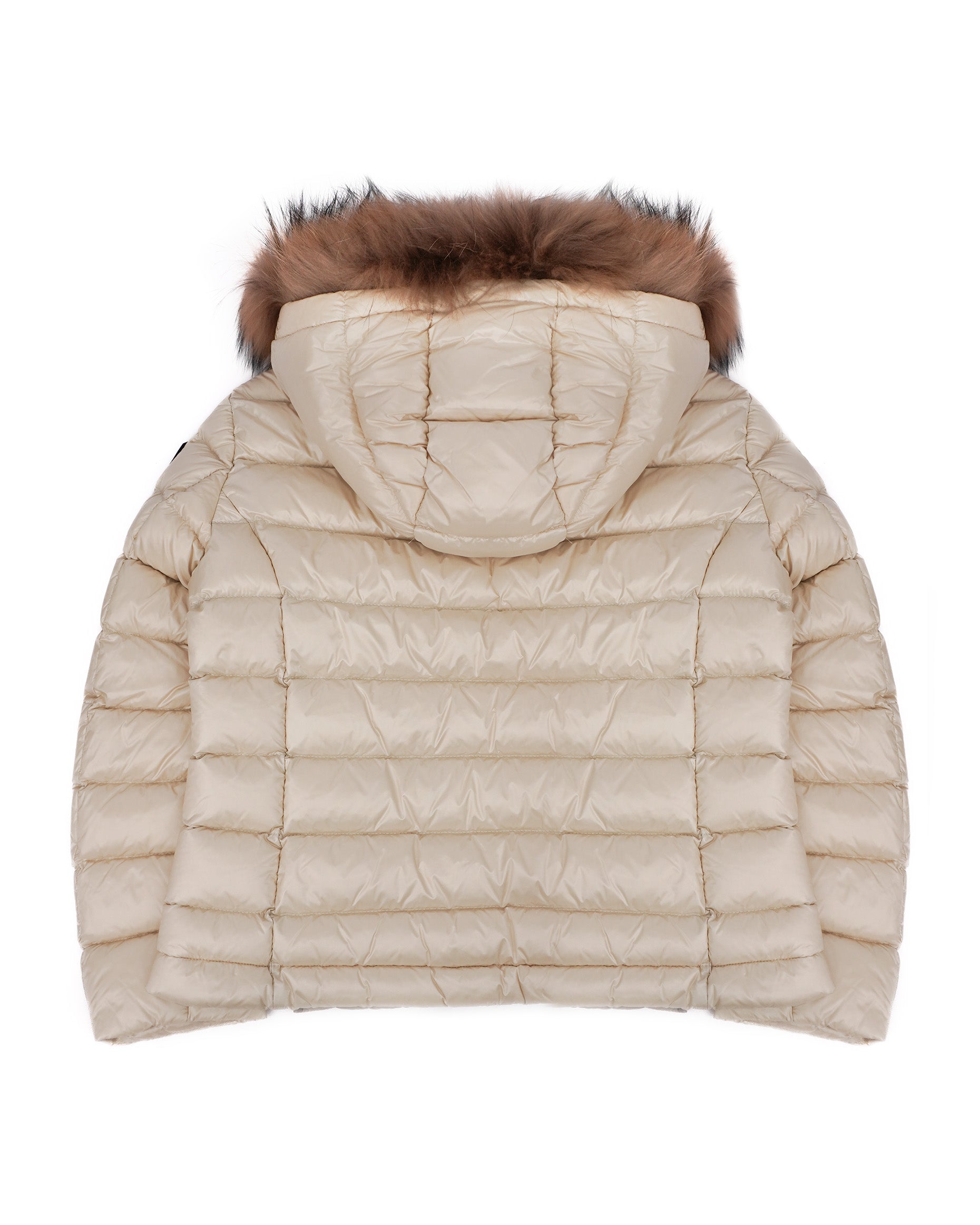 Blauer Kids Giubbino Beige con Cappuccio e Pelliccia  Arcadia Junior per Bambine
