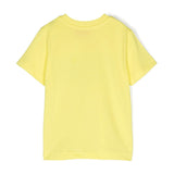 Diesel Kids Yellow Oval D Logo T-Shirt for Babies