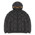 Blauer Kids Giubbino Nero con Cappuccio PIER JUNIOR per Bambini