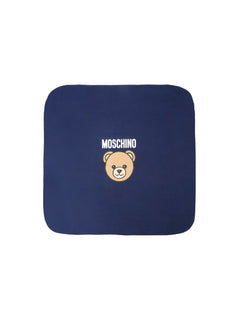 Moschino Kids Coperta con Stampa Teddy Bear per Neonati