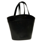 N°21 Kids Borsa Nera Tote Traforata per Bambine