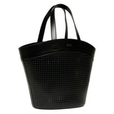 N°21 Kids Borsa Nera Tote Traforata per Bambine