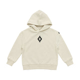 Marcelo Burlon County Kids Felpa con Cappuccio Croce Nera per Bambini