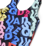 Dsquared2 Kids Costume Intero con Logo All-Over Multicolor per Neonate