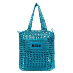 MSGM Kids Borsa a Spalla Turchese Florence Kids  (fronte)