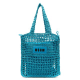 MSGM Kids Borsa a Spalla Turchese Florence Kids  (fronte)