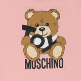 Moschino Kids Abito Rosa con Stampa Toy per Neonate