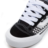 Vans Kids Knu Skool Checker Nero/Bianco per Bambini
