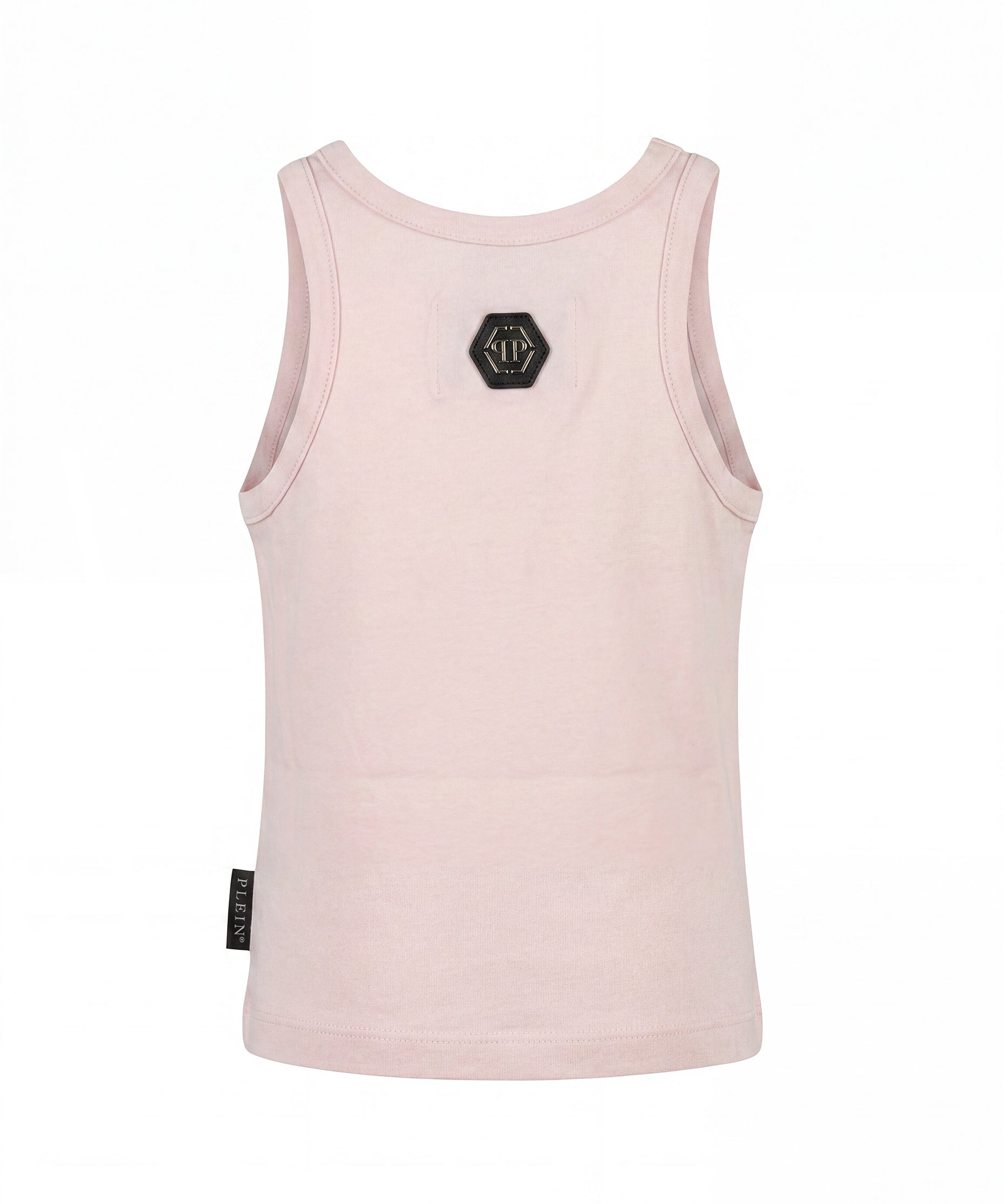 Philipp Plein Kids Canotta Rosa con Stampa per Bambine