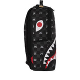 Sprayground Kids Zaino Nero Fantasia Multicolor con Logo Unisex