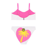Barrow Kids Costume Bikini Crema con Stampa per Bambine