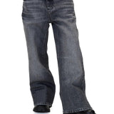 Calvin Klein Kids Denim Jeans Grigio Scuro per Bambini