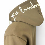 Yes London Kids Felpa  Con Scritta " Yes London" Fango per Bambini
