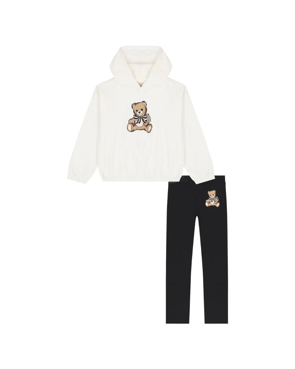 Moschino Kids Felpa con Leggings per Bambine