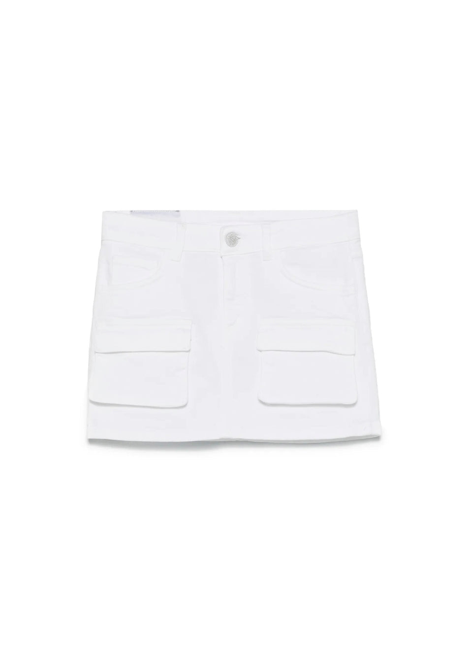 Dondup Kids Gonna Denim Cargo Bianca per Bambine