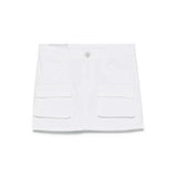 Dondup Kids Gonna Denim Cargo Bianca per Bambine