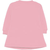 Moschino Kids Abito in Felpa Rosa con Logo per Neonate