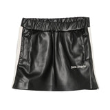 Palm Angels Kids Gonna in Pelle con Logo per Bambine
