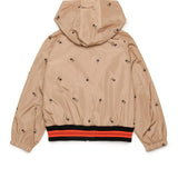 N°21 Kids Giubbino a Vento Beige Palms per Bambini