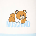 Moschino Kids Coperta Cielo con Stampa Teddy Bear per Neonati (dettaglio)