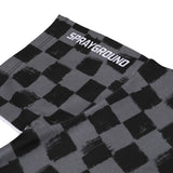 Sprayground Kids T-Shirt Grigia e Bianca con Toppe e Ricami Unisex