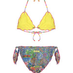 4Giveness Kids Costume a Triangolo Fantasia Denim Mexicana per Bambine