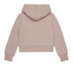 Diesel Kids Felpa con Cappuccio Rosa Oval D per Bambine