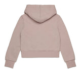 Diesel Kids Felpa con Cappuccio Rosa Oval D per Bambine