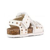 Colors of California Kids Sandalo Denim Bianco con Strass per Neonate