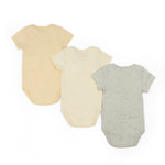 Palm Angels Kids Body Tri-Pack Bear Sabbia/Panna/Grigio Unisex