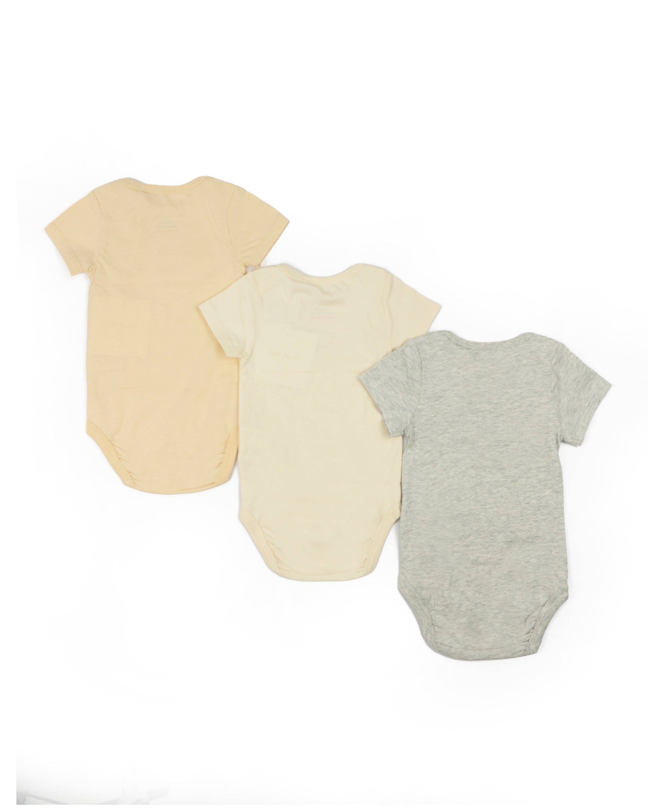 Palm Angels Kids Body Tri-Pack Bear Sabbia/Panna/Grigio Unisex