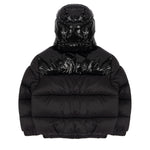 Alessandrini Kids Giubbino Puffer con Stampa Logo su Cappuccio Lucido per Neonati