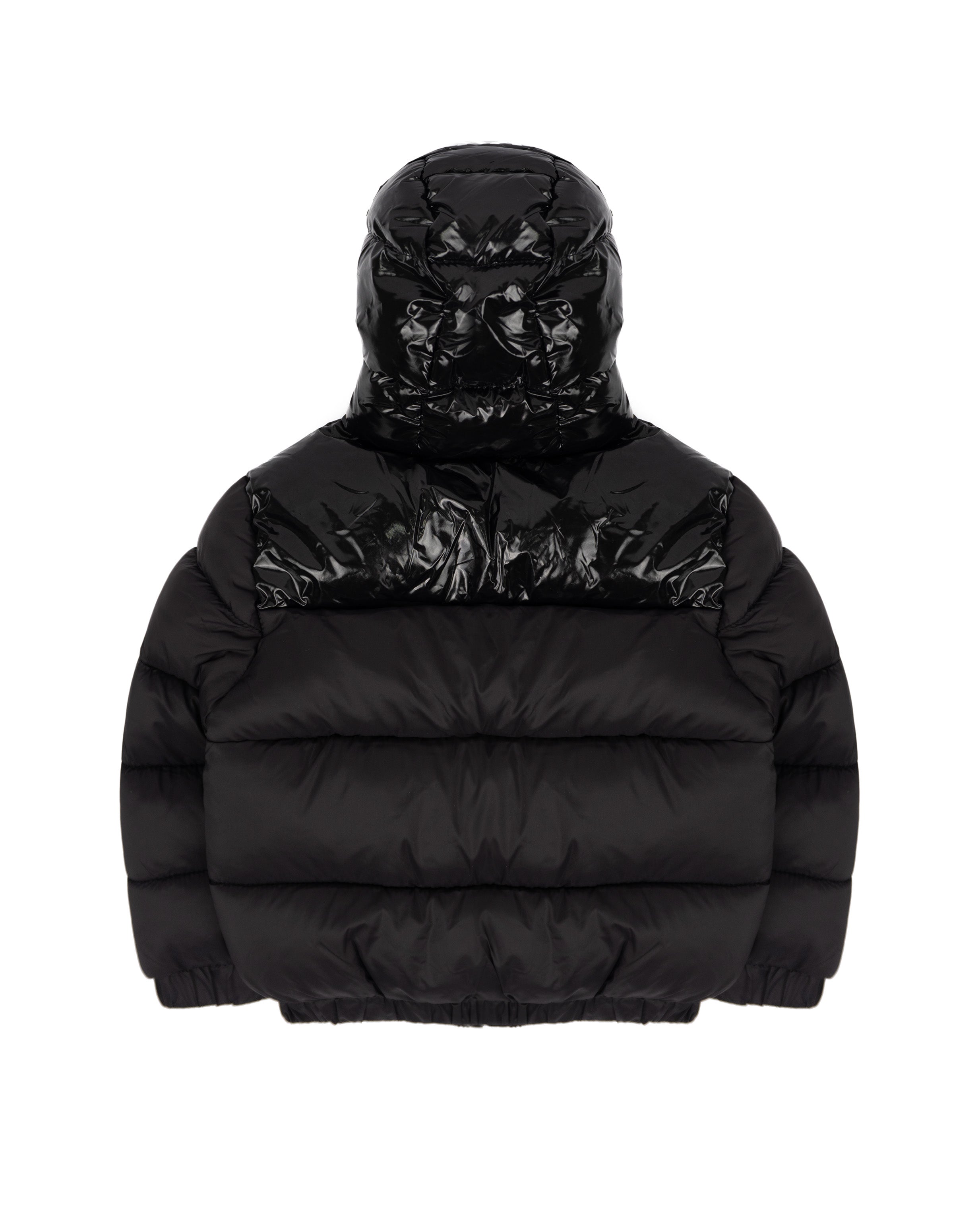 Alessandrini Kids Giubbino Puffer con Stampa Logo su Cappuccio Lucido per Neonati