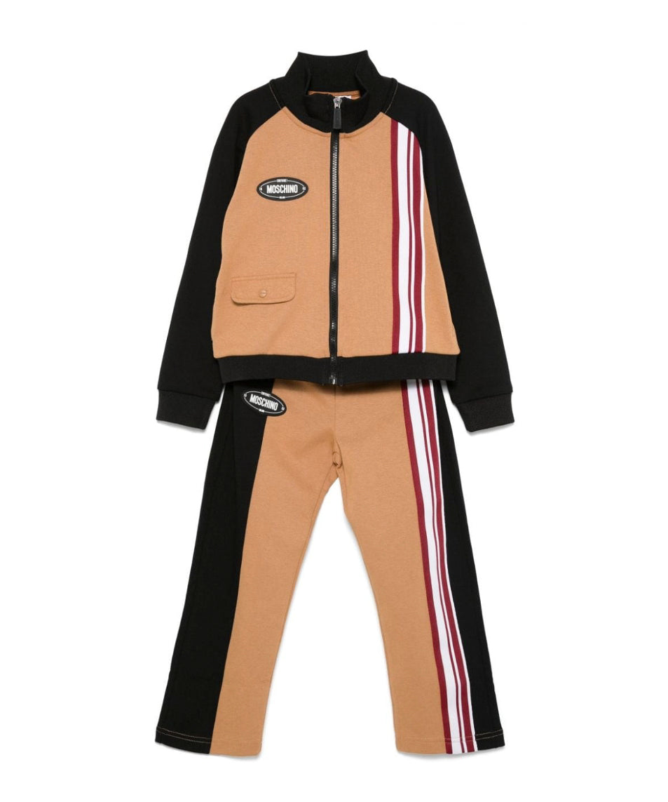 Moschino Kids Tuta Cammello per Bambini