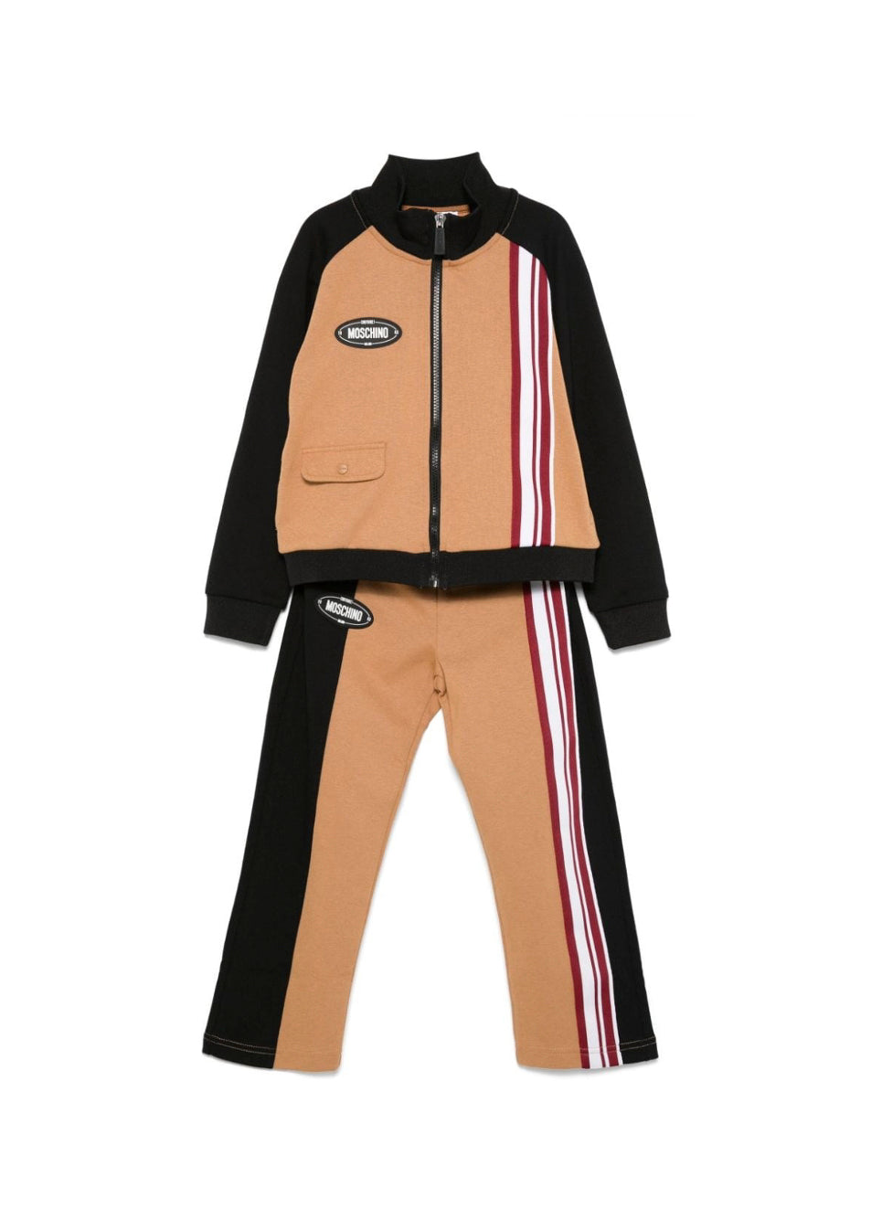 Moschino Kids Tuta Cammello per Bambini