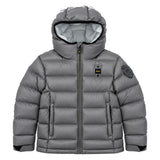Blauer Kids Piumino con Cappuccio Grigio per Bambini
