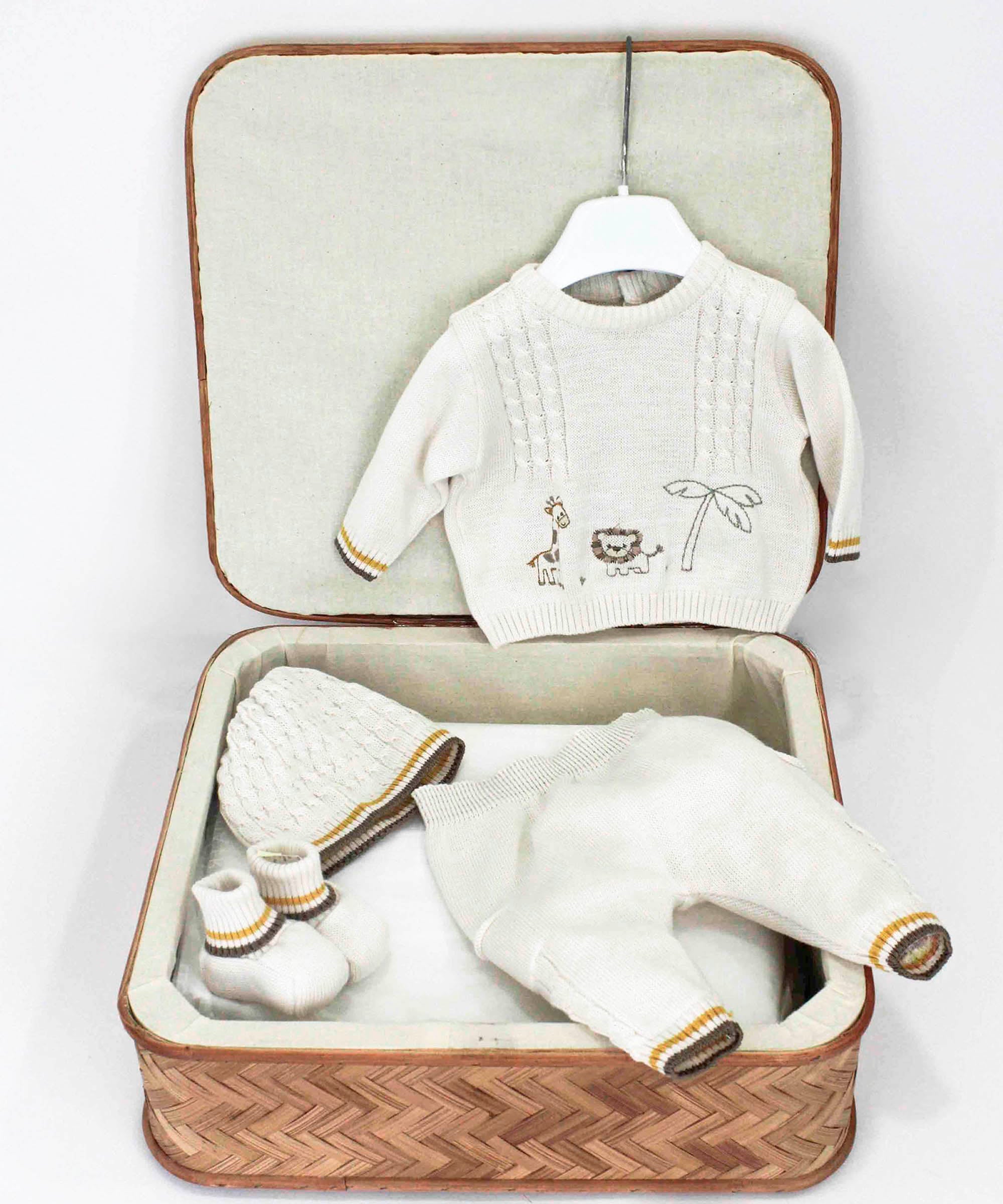 Marlù Corredino Beige con Completo per Neonati