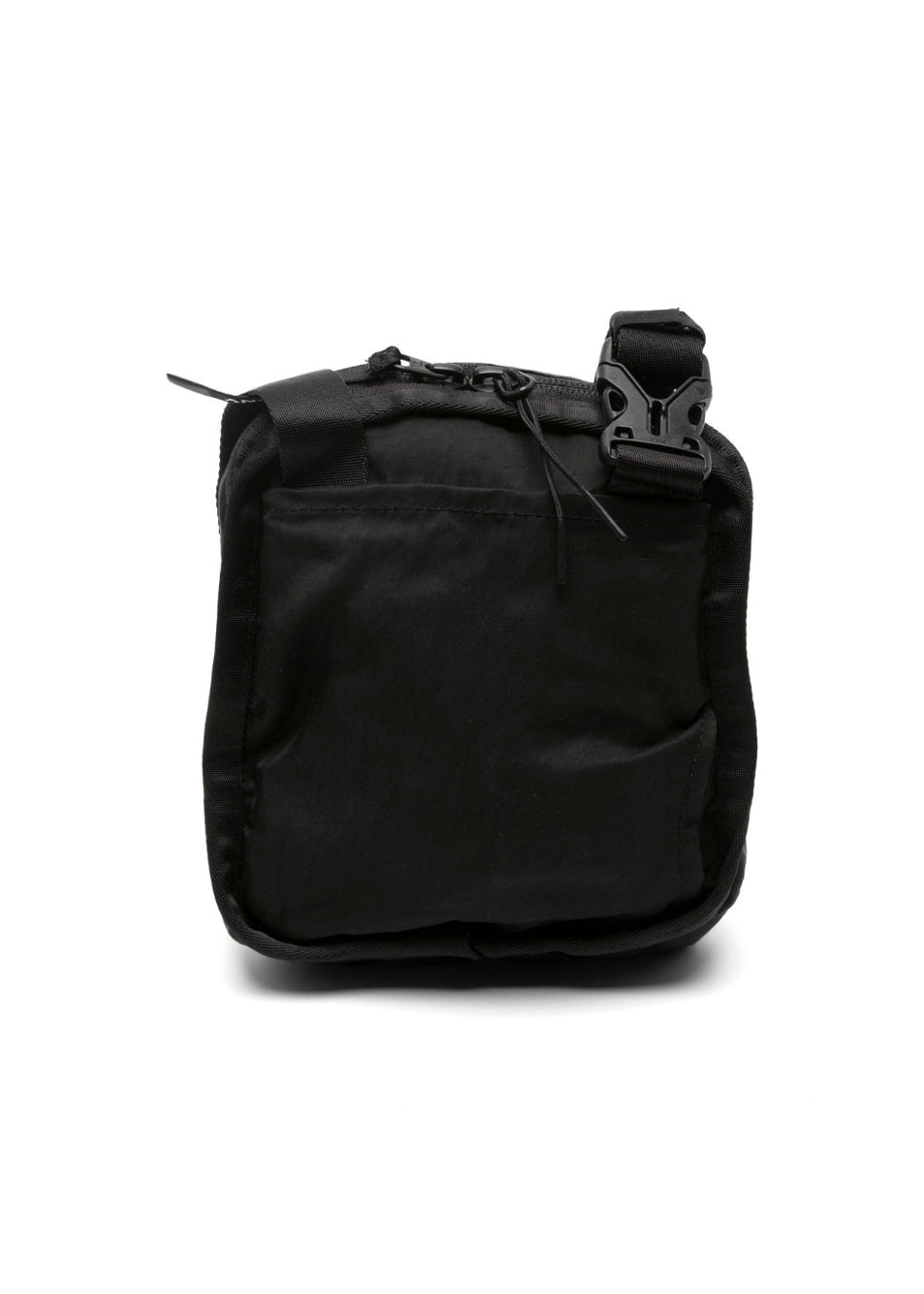 C.P. Company Kids Borsa a Spalla Nera con Ricamo per Bambini(RETRO)