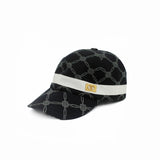 Elisabetta Franchi La Mia Bambina Cappello Nero/Burro con Logo per Bambine